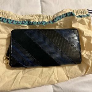 Tory Burch Dark Blue Wallet.